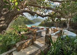 Anegada House Pool Terrace, Guana Island, Guana Island