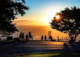Viewing a Portland Oregon sunrise